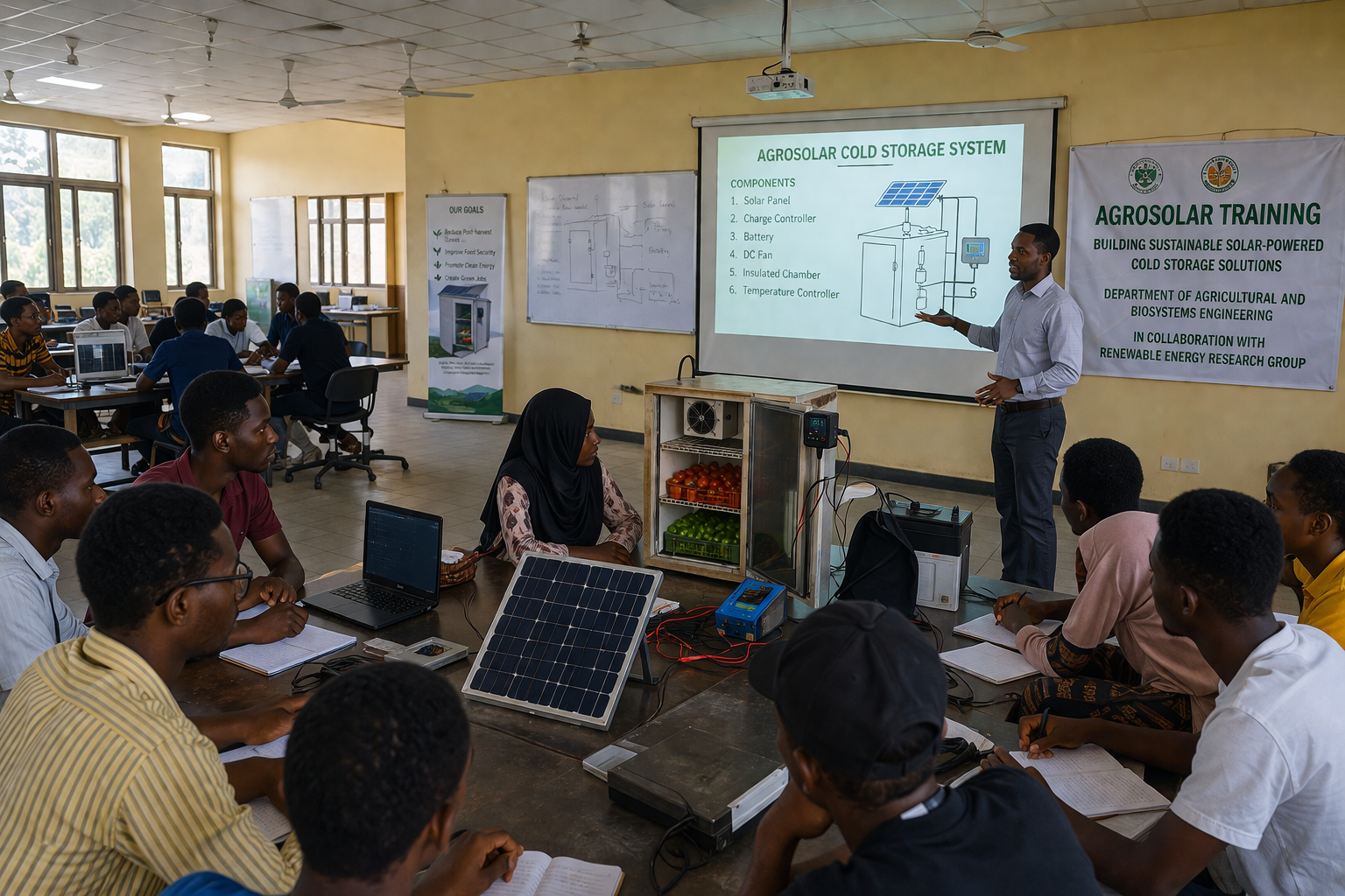 Participants at an ASTIC training workshop